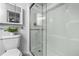 Bathroom with a shower/tub combo and updated vanity at 857 S Van Gordon E104 Ct # E104, Lakewood, CO 80228