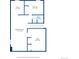 Upstairs floorplan layout depicting the bedroom, bathroom, and rec room at 10505 Clarkson St, Northglenn, CO 80233