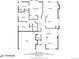 Floor plan showcasing the layout of the main level with bedrooms, kitchen, and living areas at 10553 Stonemeadow Dr, Parker, CO 80134