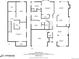 Floor plan showcasing main and lower levels including bedrooms, living areas, kitchen and bathrooms at 10553 Stonemeadow Dr, Parker, CO 80134