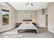 This is a view of the main bedroom, showing a neutral color scheme and carpeted floor at 10553 Stonemeadow Dr, Parker, CO 80134