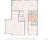 Detailed floor plan showcasing the layout of the kitchen, living, and bedroom spaces at 12826 Lake Port St, Longmont, CO 80504