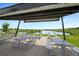 Outdoor picnic area offering scenic water views at 12826 Lake Port St, Longmont, CO 80504