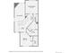 Floorplan showing layout of third floor at 6827 S Webster St # E, Littleton, CO 80128