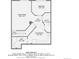 Floorplan showing layout of first floor at 6827 S Webster St # E, Littleton, CO 80128