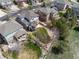 Birds eye view of several neighboring homes with well manicured yards, decks, and patios, perfect for outdoor living at 6994 S Fultondale Cir, Aurora, CO 80016