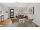 Inviting living room offers hardwood floors, a comfortable sofa, and a welcoming atmosphere with plenty of light at 2810 N Harrison St, Denver, CO 80205