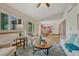 Open floor plan with the kitchen visible from the living room space at 302 Northridge Rd, Highlands Ranch, CO 80126