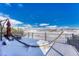 Scenic back deck featuring comfortable seating, a hammock, and stunning panoramic views at 5238 Clearbrooke Ct, Castle Rock, CO 80104