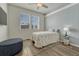 Cozy bedroom featuring natural light from two windows and stylish decor at 5238 Clearbrooke Ct, Castle Rock, CO 80104