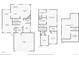 Detailed floor plan showcasing layout including basement, garage, bedrooms, kitchen, and living spaces at 20455 E Grand Ln, Aurora, CO 80015