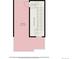 Terrace floorplan highlights a large open-to-below terrace area, with stairwell and hall dimensions included at 9072 E 47Th Ave, Denver, CO 80238