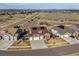 Stunning aerial view of the home and neighborhood, showcasing the property's location and community at 8651 S De Gaulle Ct, Aurora, CO 80016