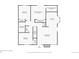 Floor plan featuring bedroom, bathroom, living room, and kitchen layouts with closet space at 18578 E Whitaker Cir # A, Aurora, CO 80015