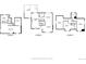 Detailed floor plan showcasing the layout of the home's three floors including the rooms, and storage on each level at 8390 E Davies Pl, Centennial, CO 80112