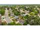 Aerial view of a quiet neighborhood with tree-lined streets and well-maintained homes at 10009 Dodge Dr, Northglenn, CO 80260