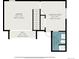 Layout of first floor shows bedrooms, walk-in closet, recreation room and a bathroom at 15393 E Louisiana Ave, Aurora, CO 80017