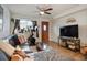 Cozy living room with wood floors, providing a warm and inviting atmosphere at 4820 W 13 Ave, Denver, CO 80204