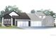 New construction home featuring a modern exterior with black trim and white siding at 11341 W Alder Dr, Littleton, CO 80127
