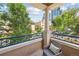 Balcony with city views, offering a blend of urban and outdoor living at 45 N Ogden St # 201, Denver, CO 80218