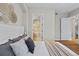 Bedroom with ensuite bathroom and stylish decor at 45 N Ogden St # 201, Denver, CO 80218