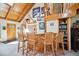 Charming bar area with wooden stools, a rustic bar, and decor, perfect for entertaining guests at 24999 Grandview Ave, Golden, CO 80401