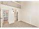 Main bedroom with ensuite bathroom and loft access at 3549 S Fairplay Way # 10, Aurora, CO 80014
