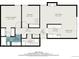 Floor plan showing a 945 sq ft condo layout at 3549 S Fairplay Way # 10, Aurora, CO 80014