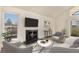 Living room with a fireplace, and plenty of natural light at 3549 S Fairplay Way # 10, Aurora, CO 80014