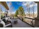 Enjoy this comfortable deck with beautiful views and ample seating for relaxation and entertaining at 8198 S Sicily Ct, Aurora, CO 80016