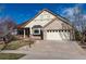 Beautiful single-Gathering home showcasing a well-maintained lawn and an attached two-car garage at 8198 S Sicily Ct, Aurora, CO 80016