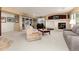 This finished basement has a fireplace, built-in shelving, and lots of room to entertain at 8198 S Sicily Ct, Aurora, CO 80016