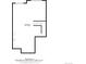 Floorplan depicting the basement layout with dimensions and stairs at 14902 E Poundstone Dr, Aurora, CO 80015
