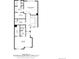 Floorplan depicting the primary bedroom, bathrooms, laundry, and bedroom on the top floor of the property at 14902 E Poundstone Dr, Aurora, CO 80015