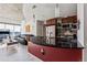 Modern kitchen with stainless steel appliances and city views at 891 14Th St # 2816, Denver, CO 80202