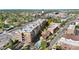 Aerial shot of the complex showcasing the pool and surrounding buildings at 5444 Zephyr St # 203, Arvada, CO 80002