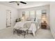 Neutral bedroom with decor, carpet, and a large window at 4343 S Nepal Ct, Centennial, CO 80015