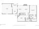Floor plan featuring a living room, dining room, kitchen, primary bedroom, and bathroom at 2275 S Kenton St, Aurora, CO 80014