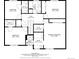 Third floor plan with primary bedroom, two bedrooms, two bathrooms and walk-in closets at 3262 S Salida Way, Aurora, CO 80013