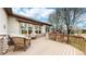 Inviting outdoor deck with comfortable seating, perfect for relaxation and entertaining guests at 16500 Crosby Dr, Broomfield, CO 80023