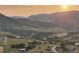 Scenic aerial view of the neighborhood and surrounding landscape at 12768 Grizzly Dr, Littleton, CO 80127