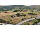 Aerial view showcasing the property's location and landscape at 12768 Grizzly Dr, Littleton, CO 80127