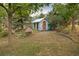 Charming chicken coop nestled in a lush green backyard at 12768 Grizzly Dr, Littleton, CO 80127