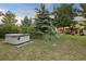 Hot tub nestled in a private backyard setting at 12768 Grizzly Dr, Littleton, CO 80127