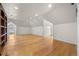 Spacious attic with hardwood floors, recessed lighting, and built-in storage at 963 N Lafayette St, Denver, CO 80218