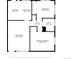 Home floor plan showing kitchen, living room, bedrooms, bathroom, dining area, and hall measurements at 816 Forest St, Denver, CO 80220