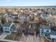 Aerial view of neighborhood with a view of the lake in the background at 11256 W 104Th Ave, Broomfield, CO 80021
