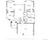 Layout of a floorplan showing kitchen, living room, bedrooms, bathrooms, dining room, and garage at 14820 E Maplewood Dr, Centennial, CO 80016