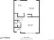 Layout of the first floor showing the kitchen, dining area, living room, bathroom and foyer at 3964 S Yosemite St, Denver, CO 80237