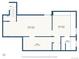 Basement floor plan featuring a Gathering room, bonus room, utility area, and a full bath at 4125 Pierce St, Wheat Ridge, CO 80033